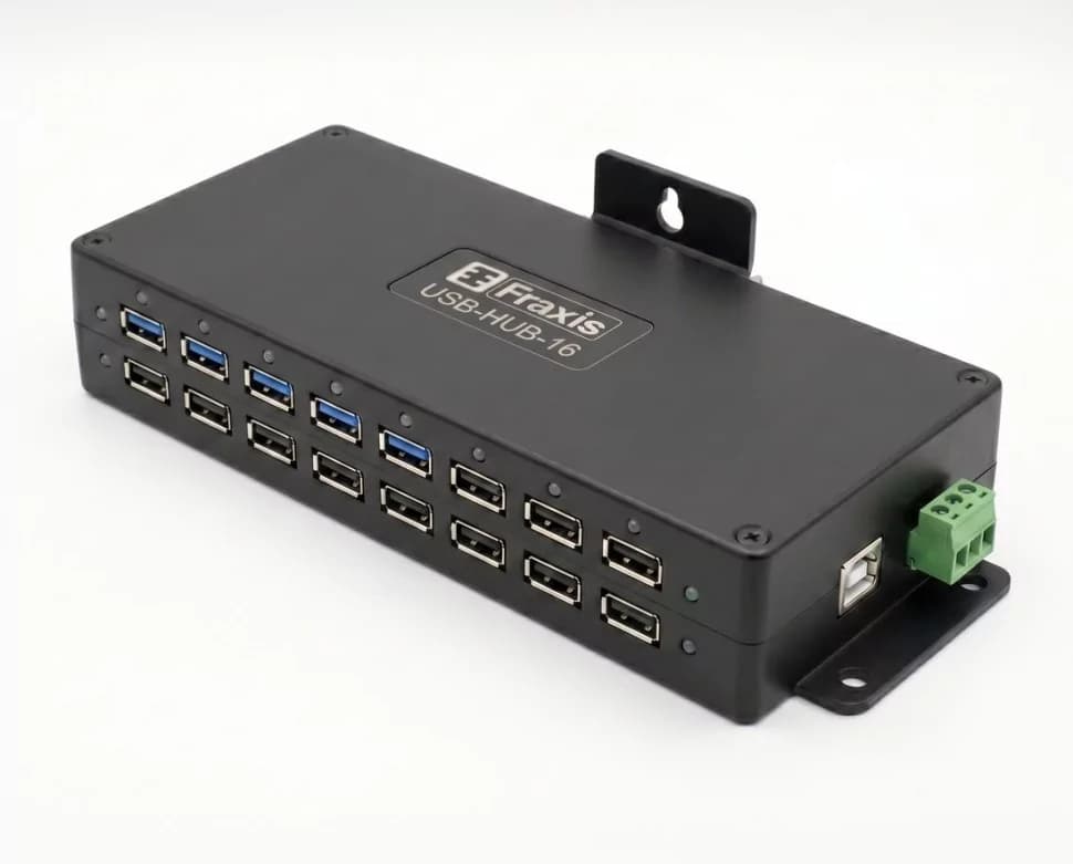 Промышленный USB-концентратор до 16 портов с усиленным питанием — фото 1