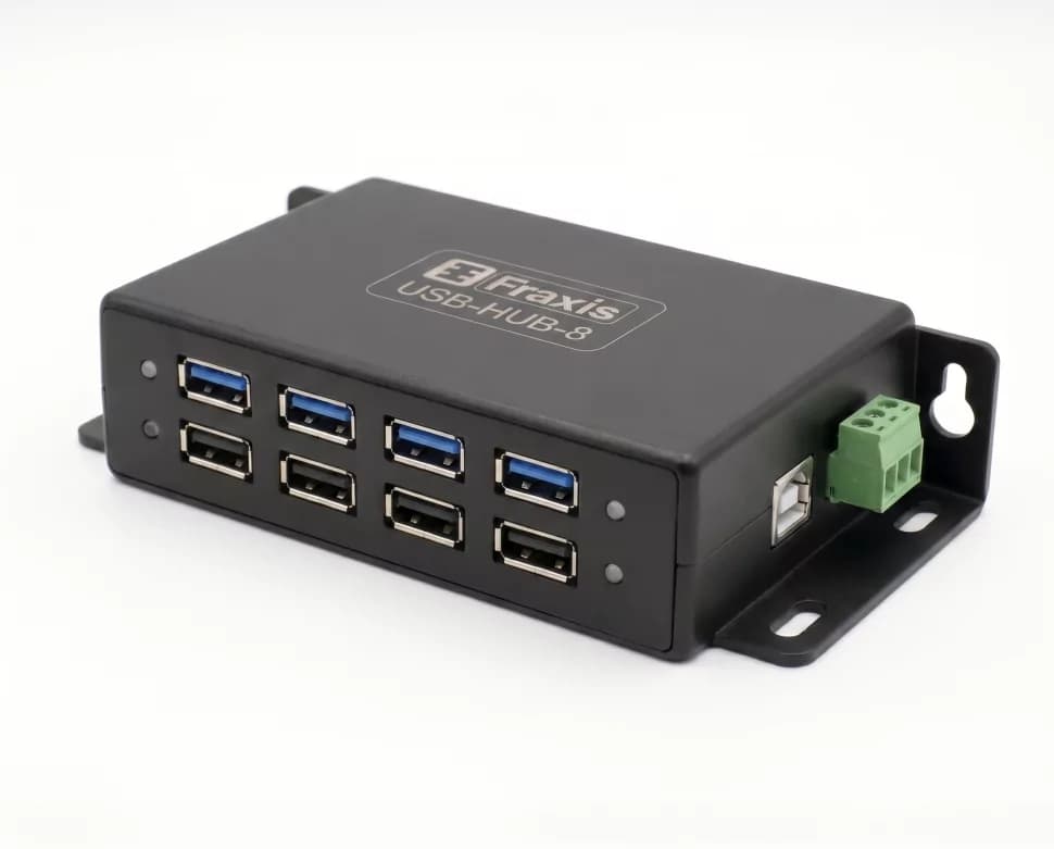 Промышленный USB-концентратор на 8 портов с усиленным питанием — фото 1